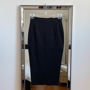 ASOS Petite High Waist Pencil Skirt Black Size 00